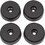 CE Distribution P-H9800 Foot - Synthetic Rubber, 0.51&quot; Height x 1.60&quot; Diameter, Price/Package of 4