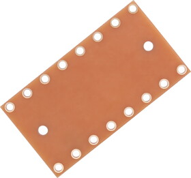 CE Distribution P-HTB-X-BRN PCB - Pseudo Eyelet Board, 7.5mm Spacing, Phenolic Board