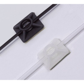CE Distribution P-HTIEMOUNT-X Cable Tie Mount - Nylon, Adhesive Backing