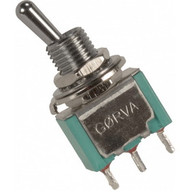 Gorva Design P-HTOG-GORVA-M1 Switch - G&#216;RVA, Mini Toggle, SPDT, 2 Position, Solder Lugs, Medium Bat