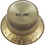 CE Distribution P-K546-X Knob - Top Hat, Gold with Gold Cap, Gibson Style