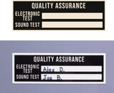 CE Distribution P-LBL-BUILD-2 Label - Quality Assurance, Vintage Style Sticker