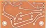 CE Distribution P-PC-FUZZ-ISS1-BRN PCB - Vintage Style Circuit Board, Iss. 1 Fuzz, Phenolic Board