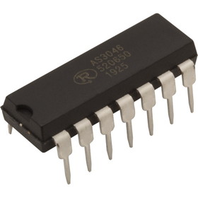 Alfa P-Q-AS3046 Transistor - AS3046, Array of 5, Matched Pair, 14-Pin DIP, NPN