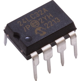 CE Distribution P-Q24LC32AP Integrated Circuit - 24LC32A/P, EEPROM, 8-pin DIP