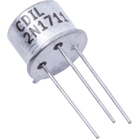 CE Distribution P-Q2N1711 Transistor - 2N1711, Silicon, TO-39 case, NPN
