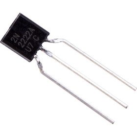 CE Distribution P-Q2N2222A-92 Transistor - 2N2222A, TO-92 case, NPN