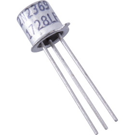 CE Distribution P-Q2N2369 Transistor - 2N2369, Silicon, TO-18 case, NPN