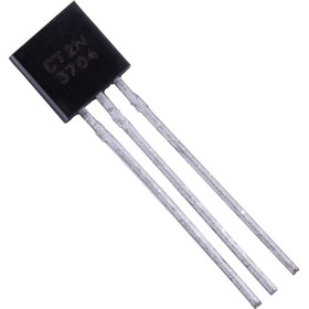 CE Distribution P-Q2N3704 Transistor - 2N3704, Silicon, TO-92 case, NPN