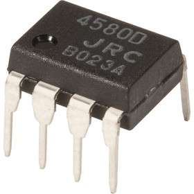 CE Distribution P-Q4580D Op-Amp - NJM4580D, Dual, Audio, DIP 8