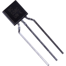 CE Distribution P-QBC558C Transistor - BC558C, General Purpose, TO-92 case, PNP