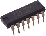 CE Distribution P-QCD4001 CMOS - CD4001, Quad 2-Input NOR Gate, 14-Pin DIP