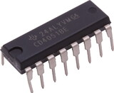 CE Distribution P-QCD4051 CMOS - CD4051, 8:1, 1-Channel Analog Multiplexer with Logic-Level Conversion, 16-Pin DIP