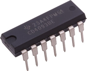 CE Distribution P-QCD4093 CMOS - CD4093, Quad 2-Input NAND Schmitt Triggers, 14-Pin DIP