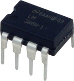 General Integrated Circuits P-QLM386NX Audio Power Amplifier - LM386N-1 / 4, Low Voltage