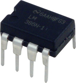 General Integrated Circuits P-QLM386NX Audio Power Amplifier - LM386N-1 / 4, Low Voltage