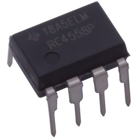 CE Distribution P-QRC4558 Op-Amp - RC4558, Dual, Low Noise, 8-Pin DIP