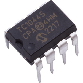 CE Distribution P-QTC1044 Regulator - TC1044, Charge Pump DC-TO-DC Voltage Converter, 8-Pin DIP
