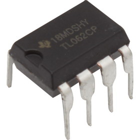 CE Distribution P-QTL062 Op-Amp - TL062, Dual, Low-Power, JFET Input, 8-Pin DIP