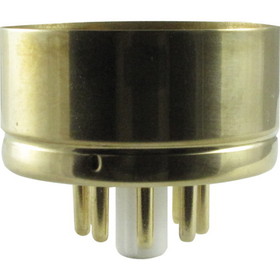 CE Distribution P-SP8-477 Tube Base - 8 Pin, Gold Coated Pins, 1.57&quot; diameter