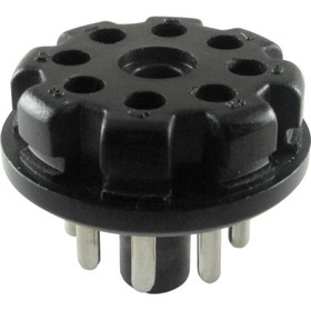 CE Distribution P-SP8-500 Plug - 8-Pin octal tube base, Black Plastic