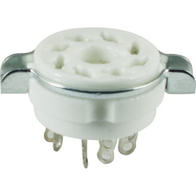 CE Distribution P-ST8-801 Socket - 8 Pin Octal, Ceramic, with Separate Retaining Ring