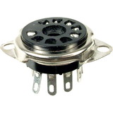 CE Distribution P-ST9-300 Socket - 9 Pin, Plastic, 3/4" mounting hole, top mount