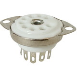 CE Distribution P-ST9-301 Socket - 9 Pin, Ceramic with Center Shield