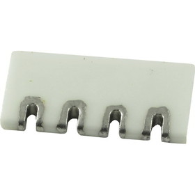 CE Distribution P-TC4-1 Terminal Strip - Ceramic, 1 row, 4 slots, 2.5mm thread
