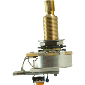 Precision Music Technologies R-VPMT-VTC500L Potentiometer - PMT, Audio, Variable Treble Bleed, 3/4"