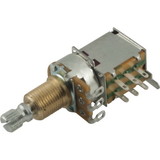 CE Distribution R-VPSH-500KA Potentiometer - 500kΩ, Audio, Knurled Shaft, DPDT, Push-Push