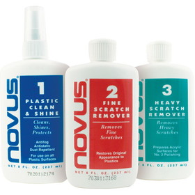 Novus S-CPOLISH-X Plastic polish - Novus, full plastic treatment / restoration kit