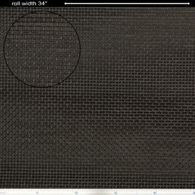 Generic S-G314 Grill Cloth - Black, basket weave, 34&quot; Wide
