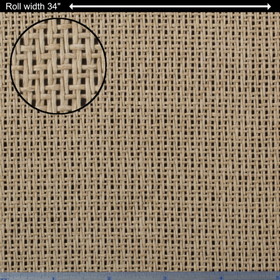 CE Distribution S-G414-N Grill Cloth - Jute Weave, Natural, 34&quot; Wide