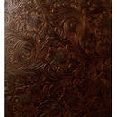 Generic S-G453 Tolex - Brown, Country Western floral pattern, 54" Wide