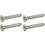 CE Distribution S-H100 Screw - 1&quot;, Flat top Phillips, Stainless Steel, Price/Package of 4