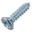 CE Distribution S-H104 Screw - #2 x 3/8, Phillips, Oval Head, SMS, Zinc, Price/Package of 25