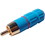 CE Distribution S-H331X RCA Plug - Blue, ceramic, gold plated connector