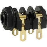 Cliff S-H902G 1/4" Jack - Cliff, Mono, Switched, Gold