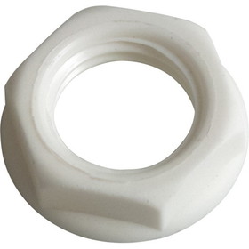 Cliff S-H9NT-W Nut - Cliff, Hex, for 1/4&quot; white Jacks