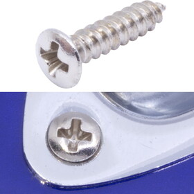 CE Distribution S-HPOH4-12 Screw - #4 x &#189;", Phillips, Oval Head, Sheet Metal, Nickel-plated