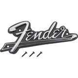 Fender S-M912 Logo - Fender, Blackface, silver on black