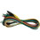 CE Distribution S-T5000 Jumper Test Lead Set - Clip 35mm, Total Length 24&quot;, 22AWG, Price/Package of 10