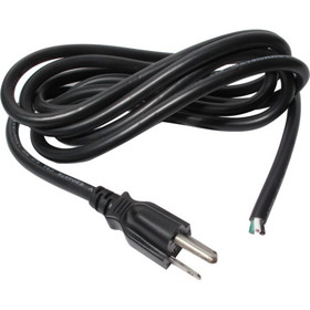 CE Distribution S-W125X Cord - Power, 16 AWG, 3 Conductor, Black