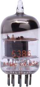CE Distribution T-6386 Vacuum Tube - 6386, Triode, Dual, Remote Cut-Off