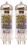 Genalex T-EL84-GEN EL84 / N709, Genalex Gold Lion, Matched Vacuum Tube