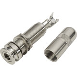 Switchcraft W-SC-6J1233 1/4" Jack - Switchcraft, Acoustic End Pin, Mono / Stereo, Nickel