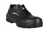 COFRA 12660-CM0 Preston Eh Pr, Black Leather Shoe/Black Fabric/Apt Plate/Overcap