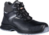 COFRA 37620-CM0 Winnipeg Eh Pr 6" Black Leather/Silver Fabric/Apt Plate