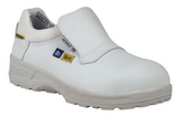 COFRA 76401-CU0 AKRON WHITE SD+, Low Cut Shoes Made Of Sanyderm Leather/Steel Toe